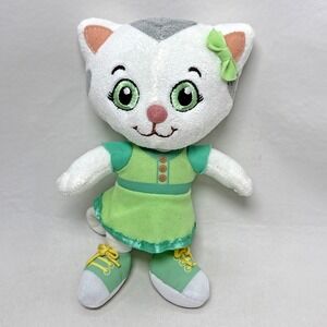PBS Daniel Tiger Neighborhood Katerina Kitty Cat Plush Stuffed Doll Green 7"